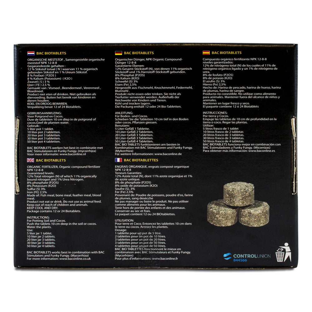 Biotablets BAC 24 und