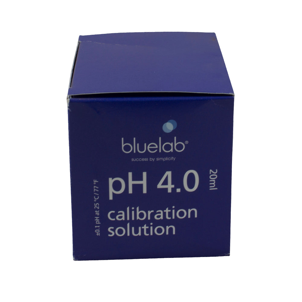 Caja Calibración pH 4.0 Bluelab (25 sobres 20ml)
