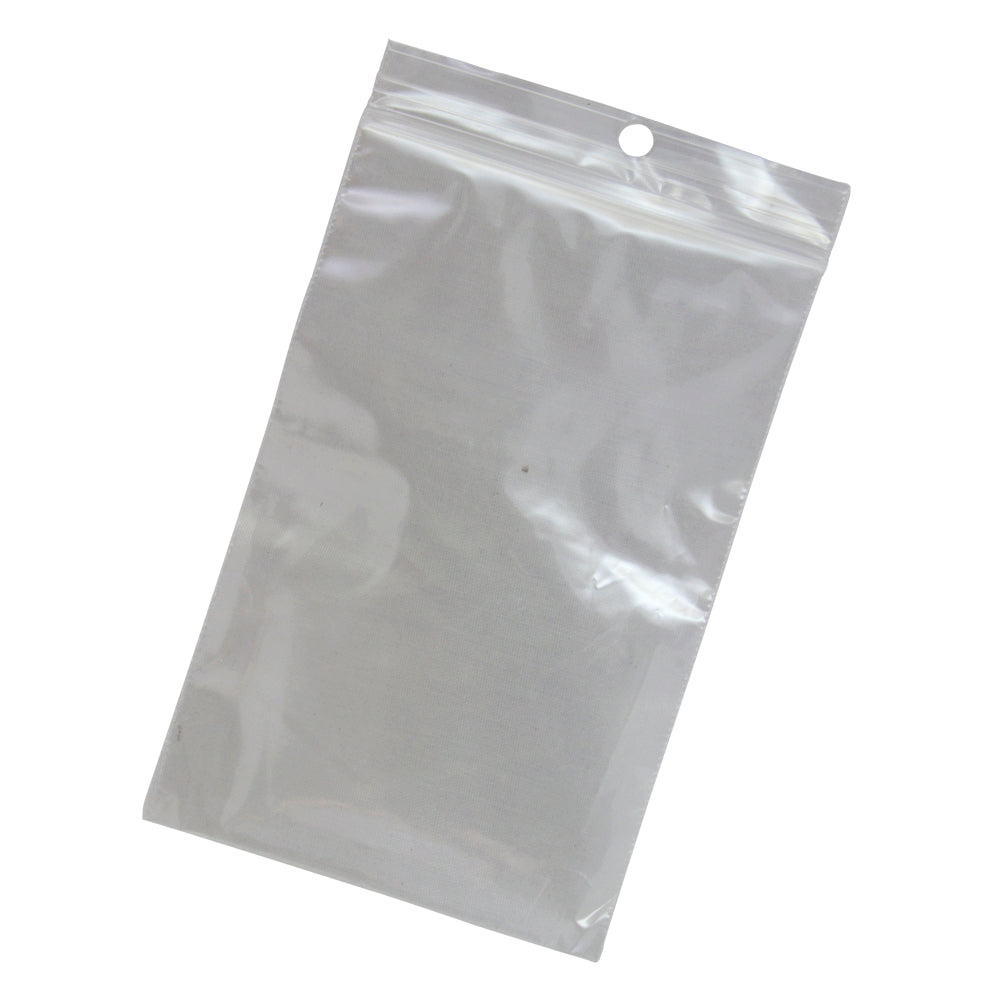 Bolsita plástico zip transparente 40 x 60mm 100und