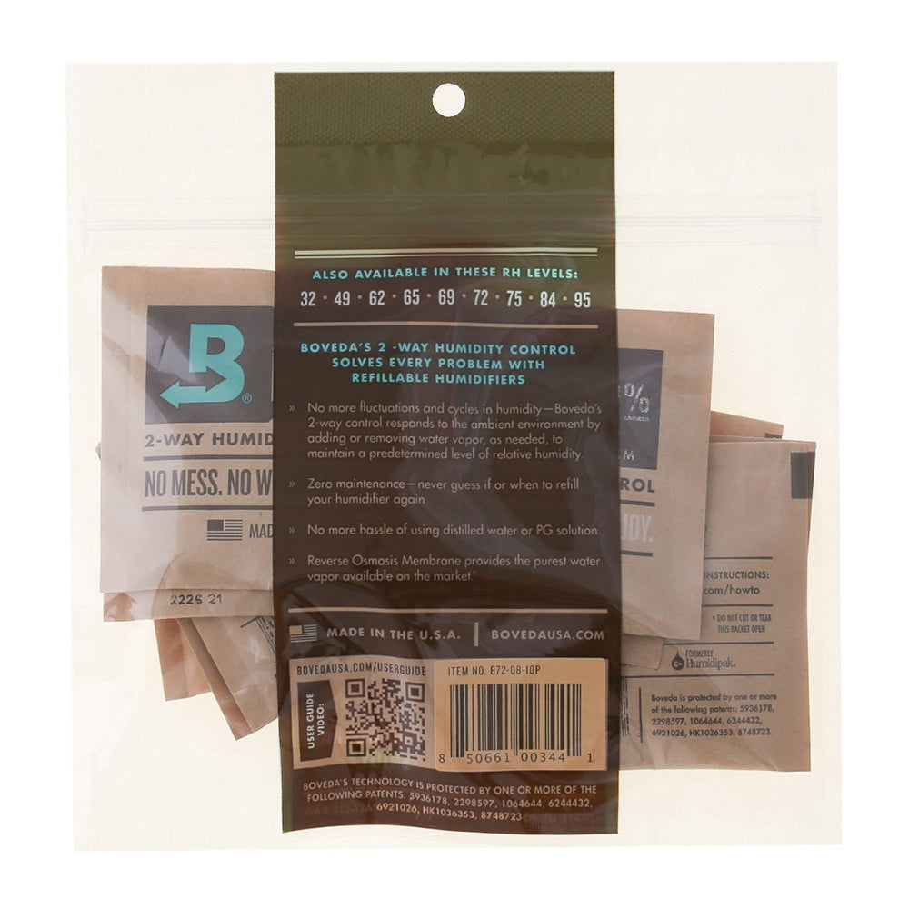 Boveda 62% 8g 10 uds