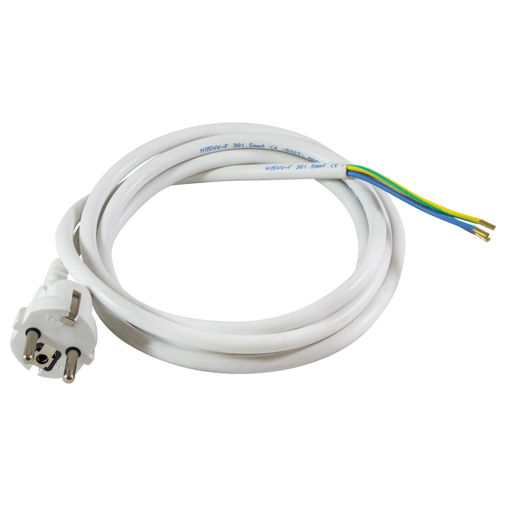 Cable clavija inyectada IEC macho 2 m