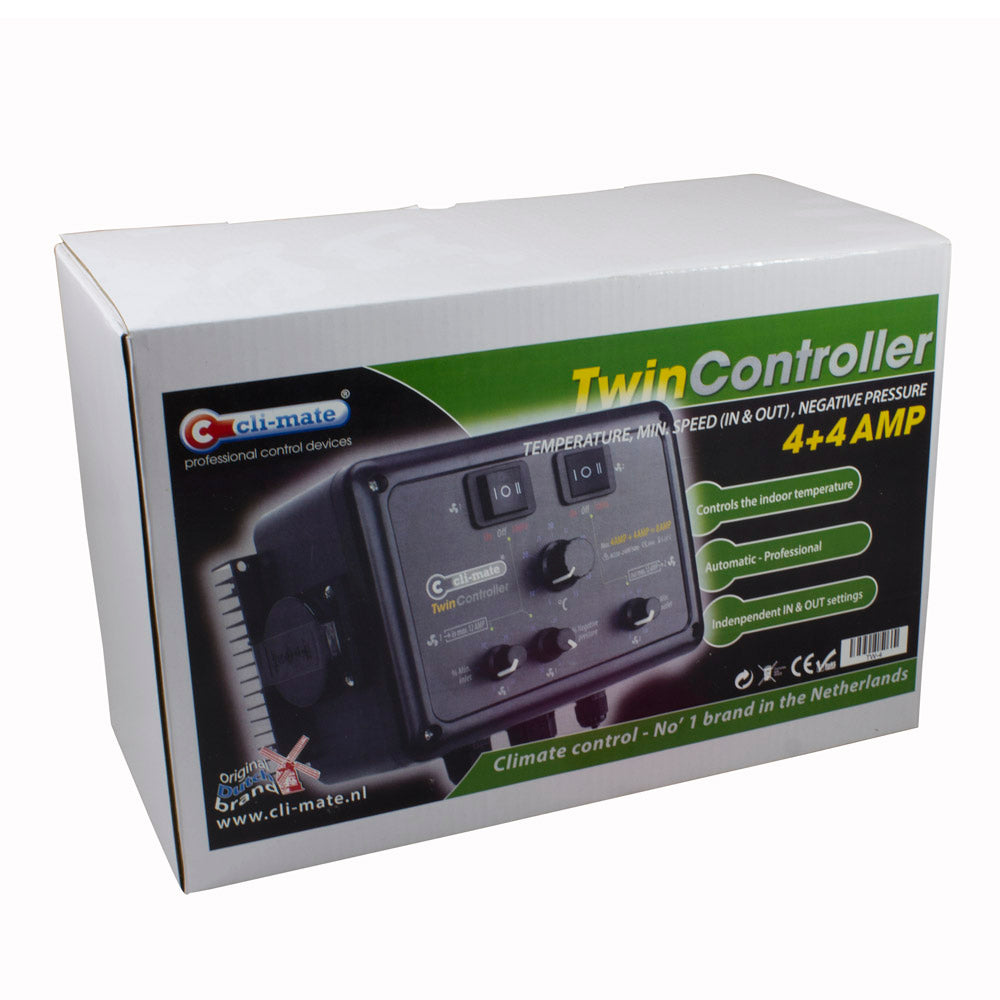 Twin Controller temp 4+4 amp