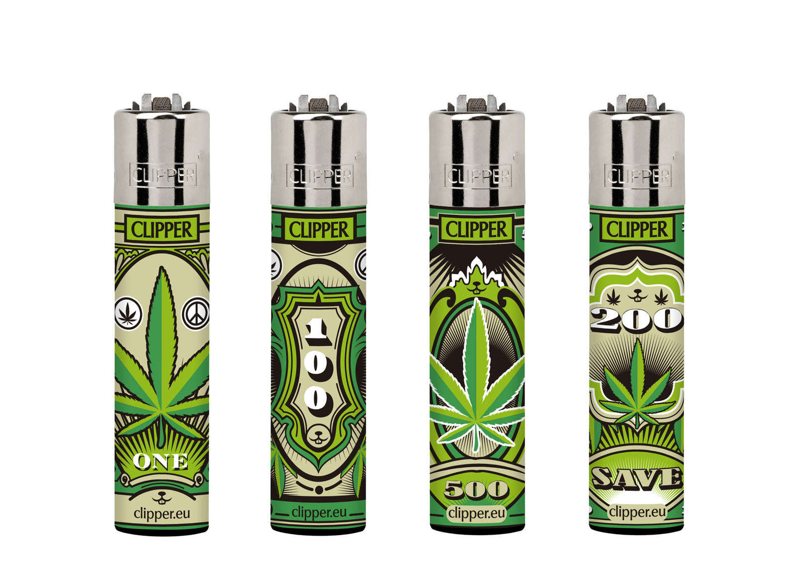 Caja Clipper Dollar Leaves 48 uds