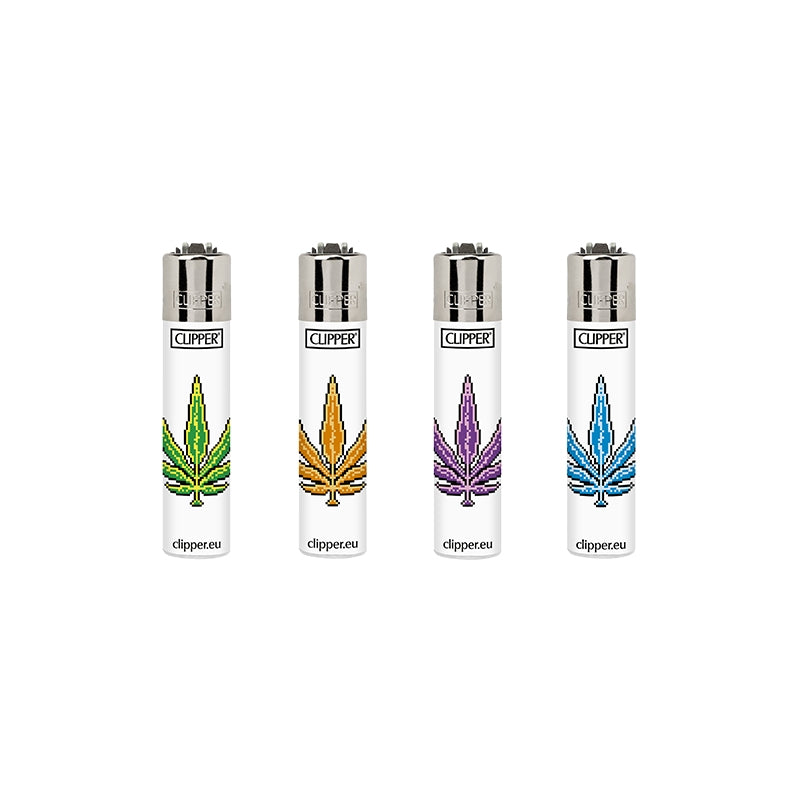 Caja Clipper Pixel Leaves 48 uds