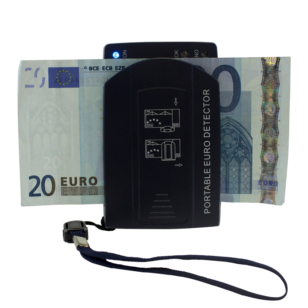 Detector de billetes falsos HE 50 portátil