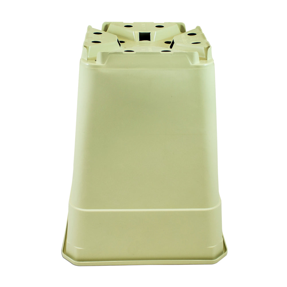 Maceta ECO 23 x 23 x 27cm 11L beige