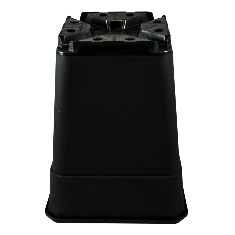 Maceta ECO 23 x 23 x 27cm 11L negro