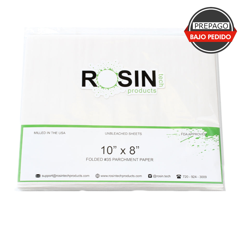 Papel Rosin 10x8 Rosin Tech 250 uds