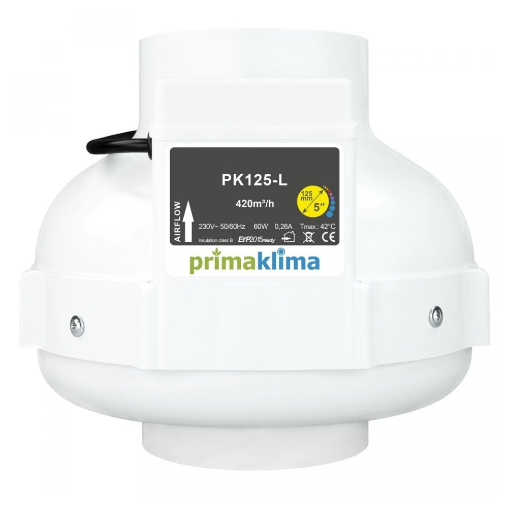 Extractor PK 125L 1 velocidad (420m3/h)