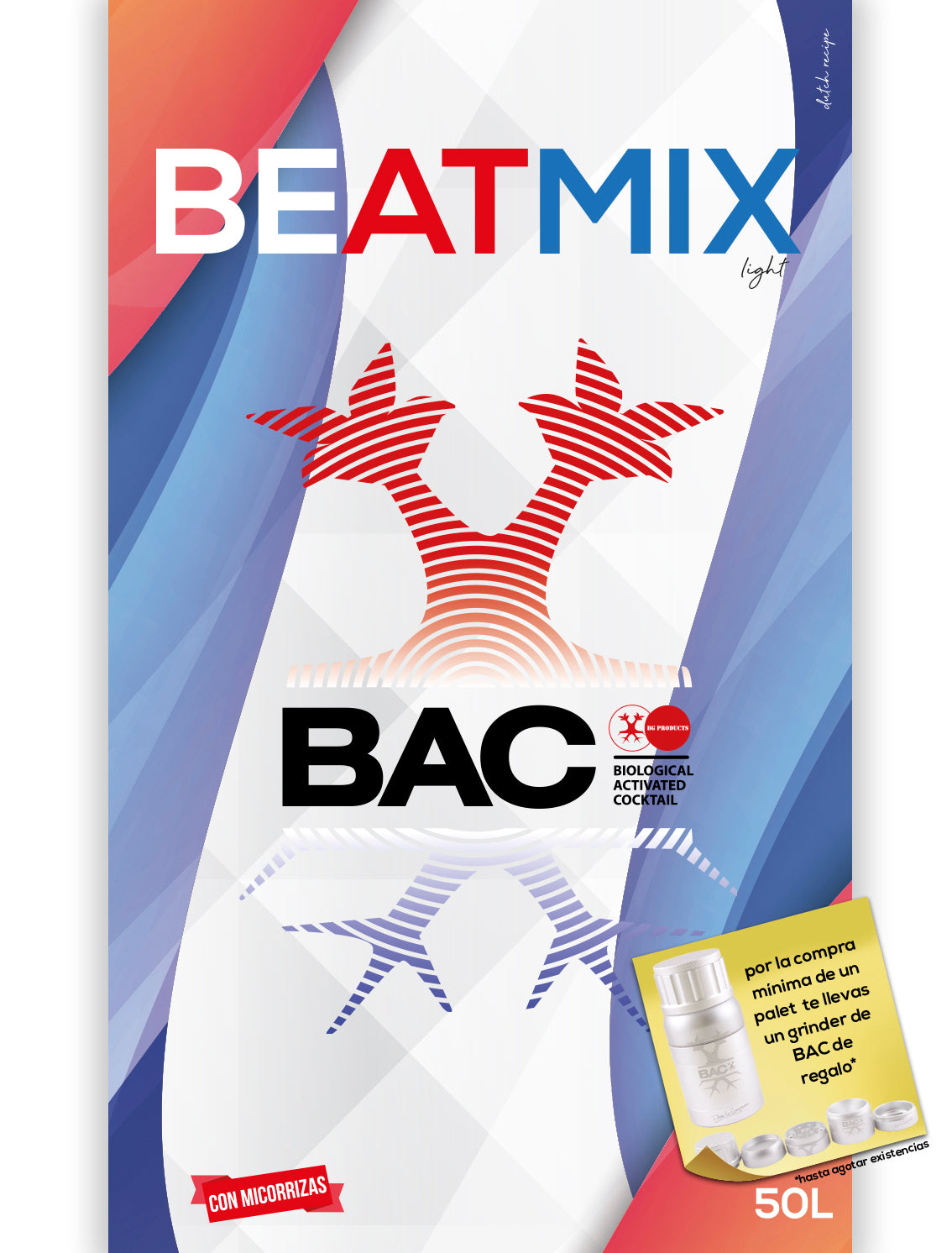 Promoción Pallet Beat Mix Light 50L + Grinder Bloom Stimulator