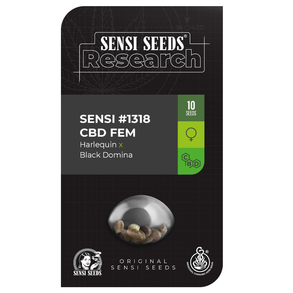 Sensi No-1318 Harlequin x Black Domina CBD