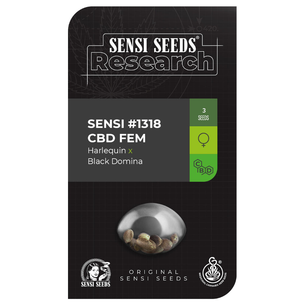Sensi No-1318 Harlequin x Black Domina CBD