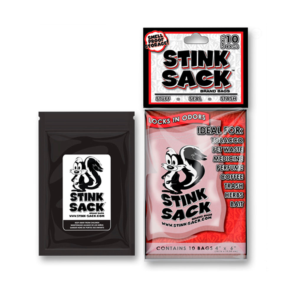 Bolsas Stink Sack S negras 10uds (10,16 x 15,24cm)