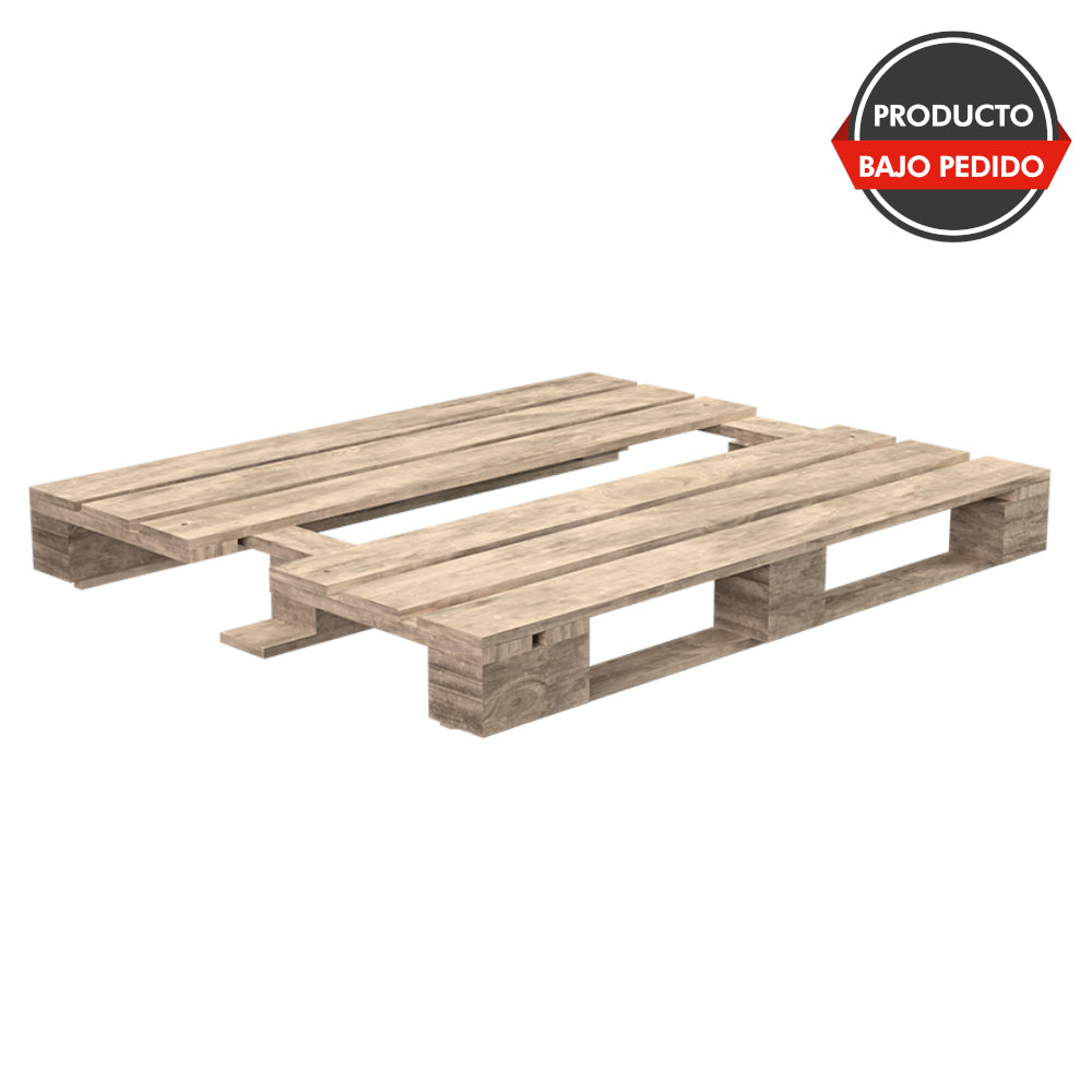 Depósito 600L pallet madera EcoLine
